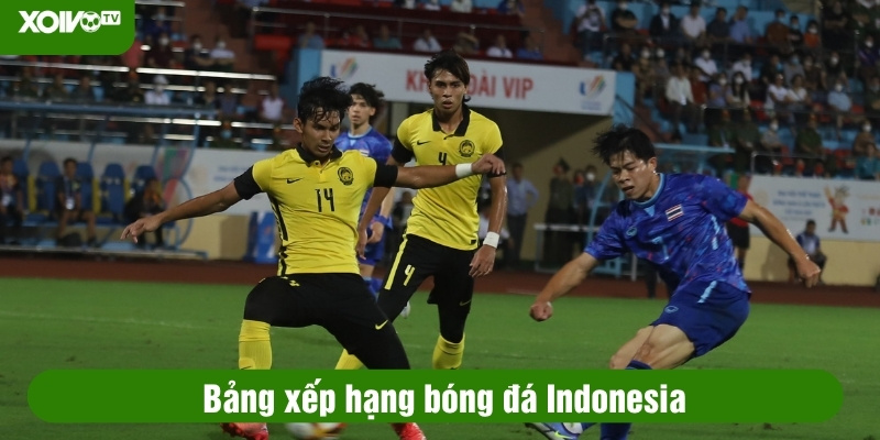 bảng xếp hạng indonesia