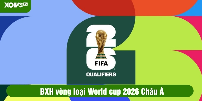 bảng xếp hạng vòng loại world cup 2026 châu á