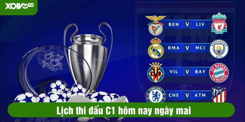 lịch thi đấu c1